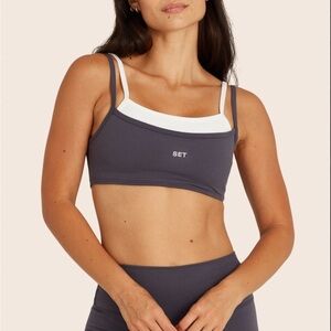 SET Active FormCloud Double Scoop Bra in Storm (M)
